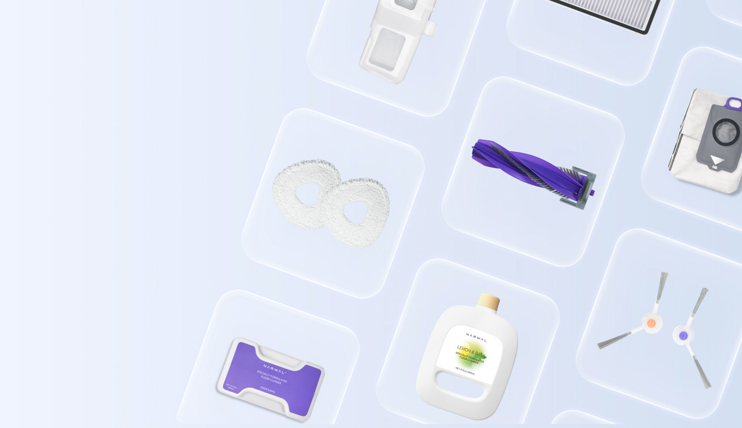 Narwal ロボット掃除機用 サイドブラシ (1ペア) - Narwal Japan